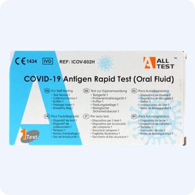 Alltest Covid-19 Antigen Rapid Test - Laien Spucktest 802